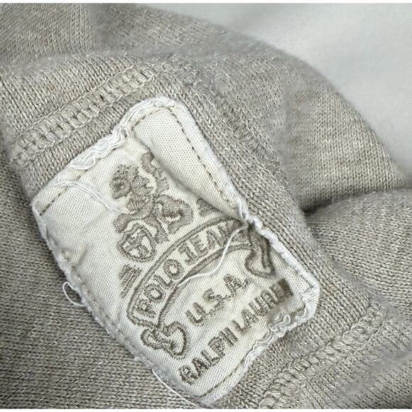 Polo Ralph Lauren Lightweight Sweater Shirt 3XL Tall Embroidered Crest Minimal - Picture 2 of 11